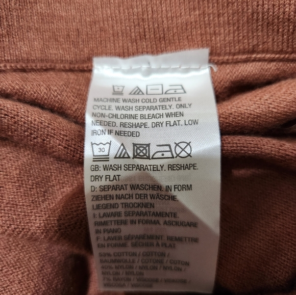 LOGO sz sm sienna brown knit skirt. - Picture 4 of 5